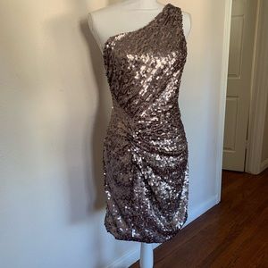 Light pink sequin cocktail/evening dress